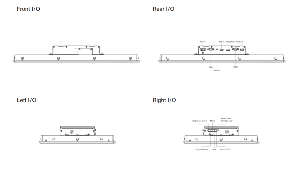 CVW121CR11/M1101R10, Industriemonitor Cincoze